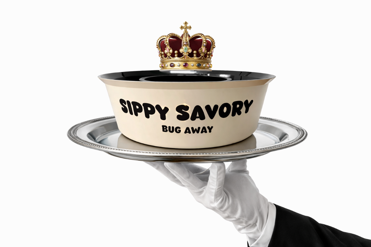 Sippy Savory – Ant-Proof Pet Food & Water Bowl
